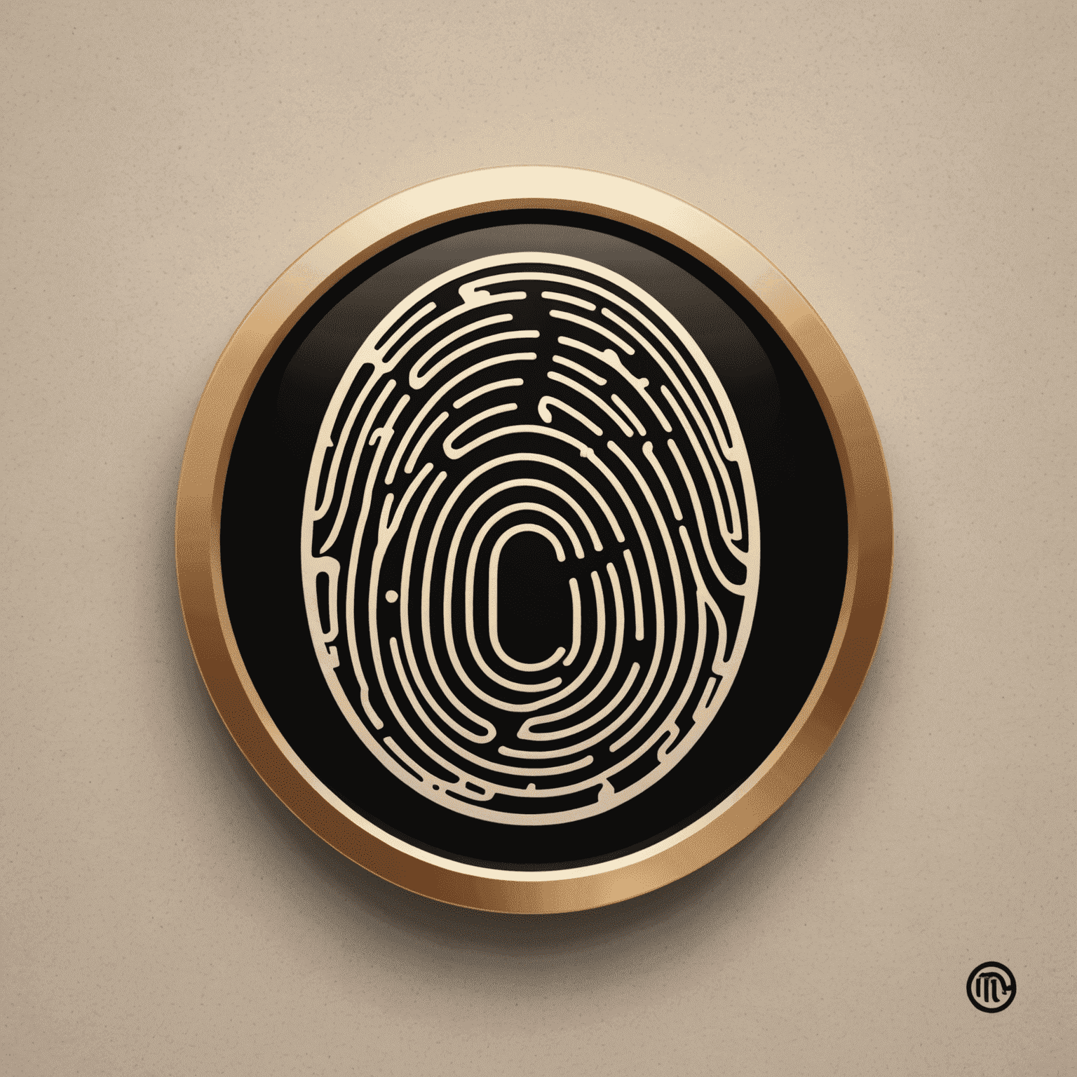 IdentifyNow logo featuring a stylized fingerprint and digital lock icon