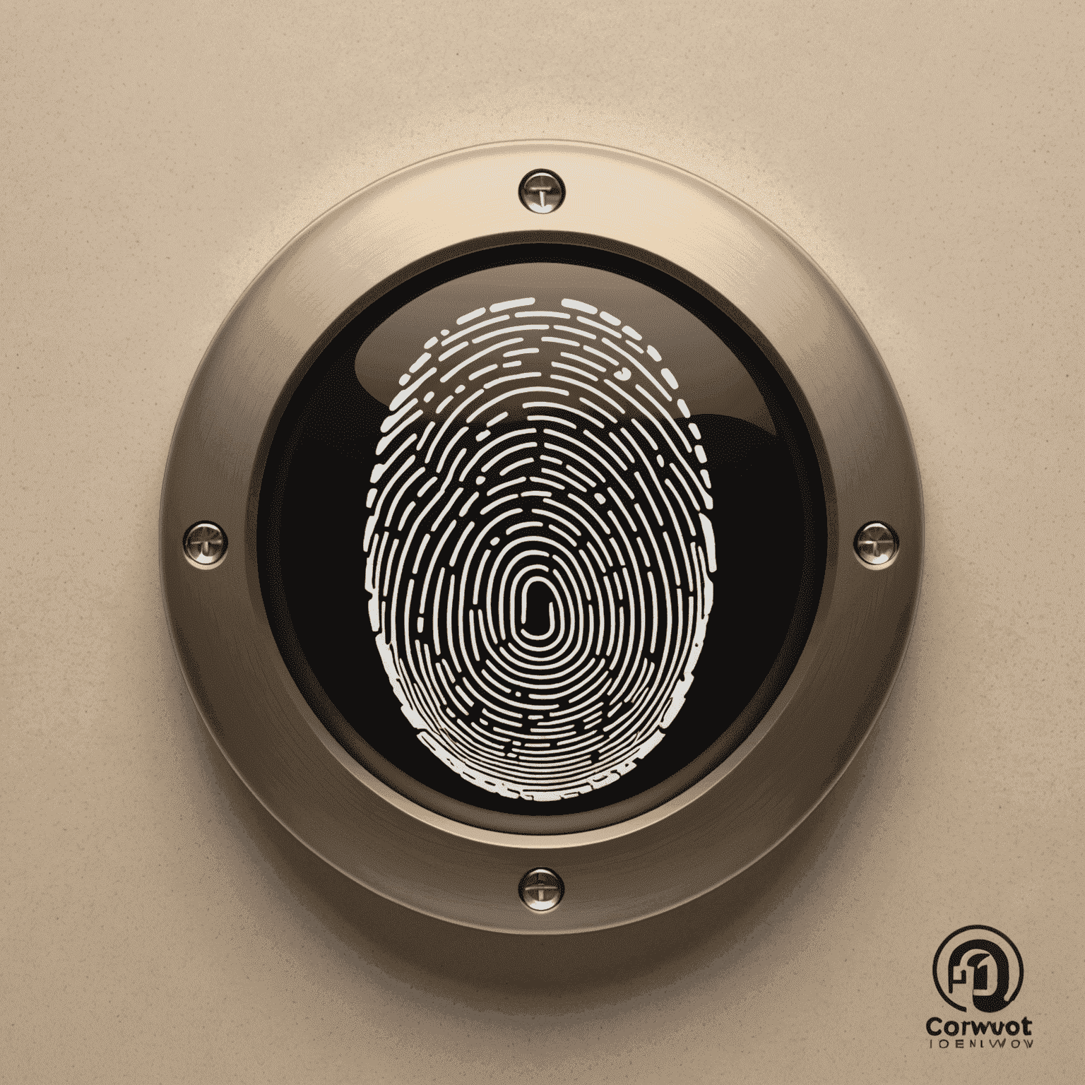 IdentifyNow logo featuring a stylized fingerprint and digital lock icon