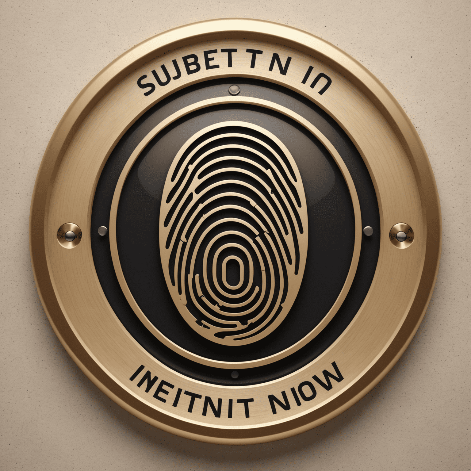 IdentifyNow logo featuring a stylized fingerprint and digital lock icon