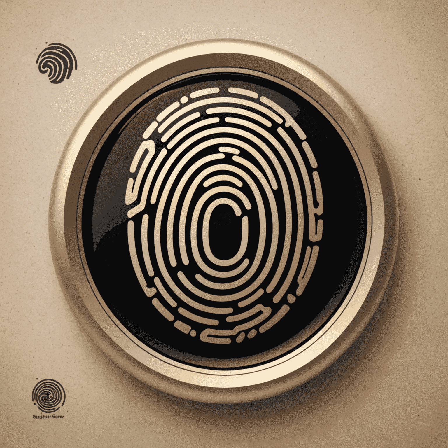 IdentifyNow logo featuring a stylized fingerprint and digital lock icon
